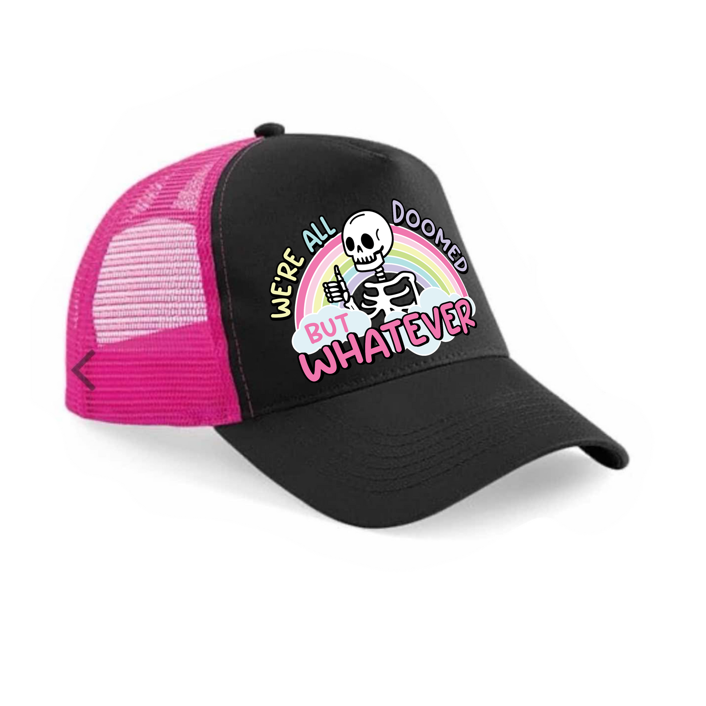 We’re doomed trucker hat