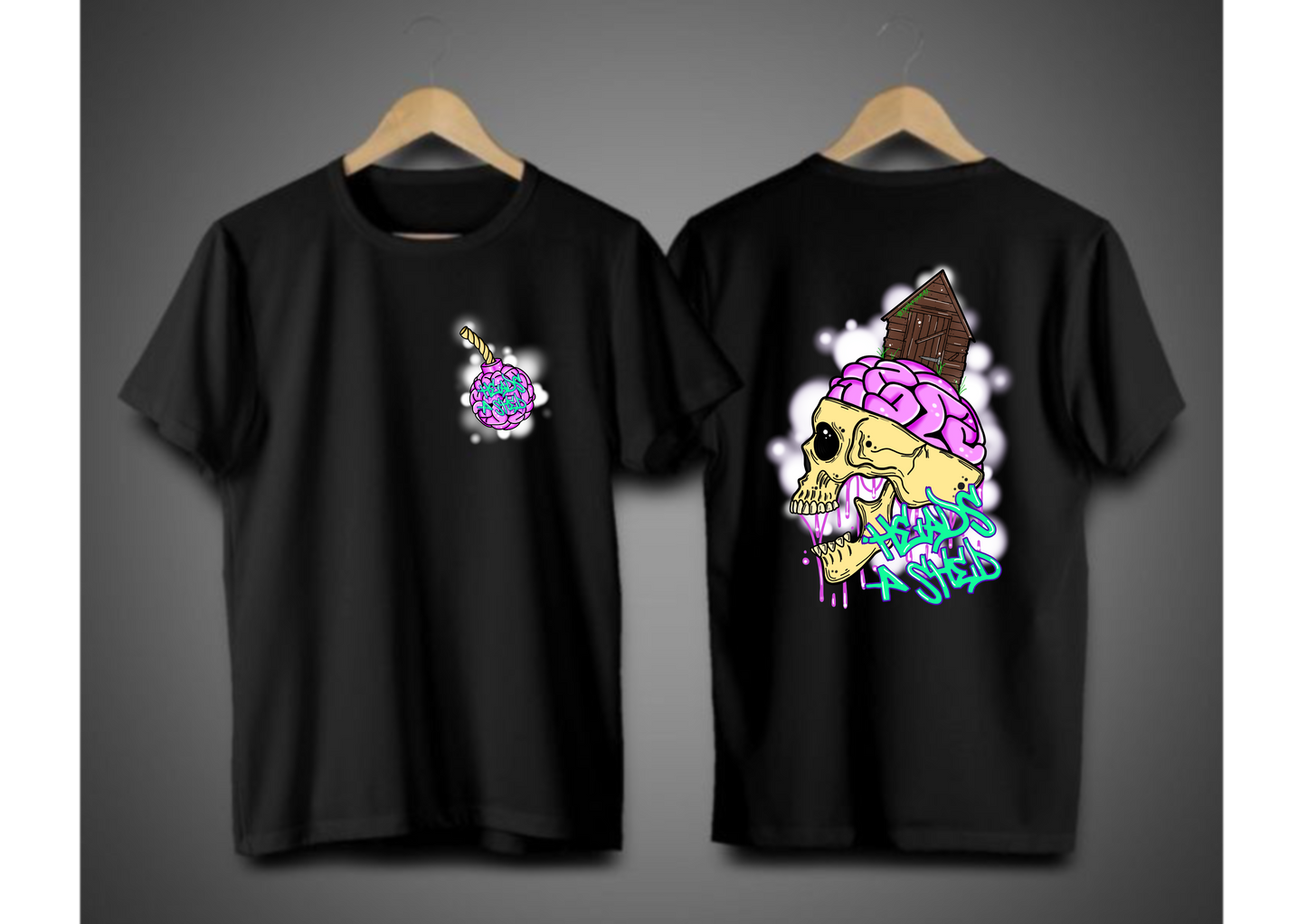 Anna F**in Plummer tee. Heads a Shed limited addition