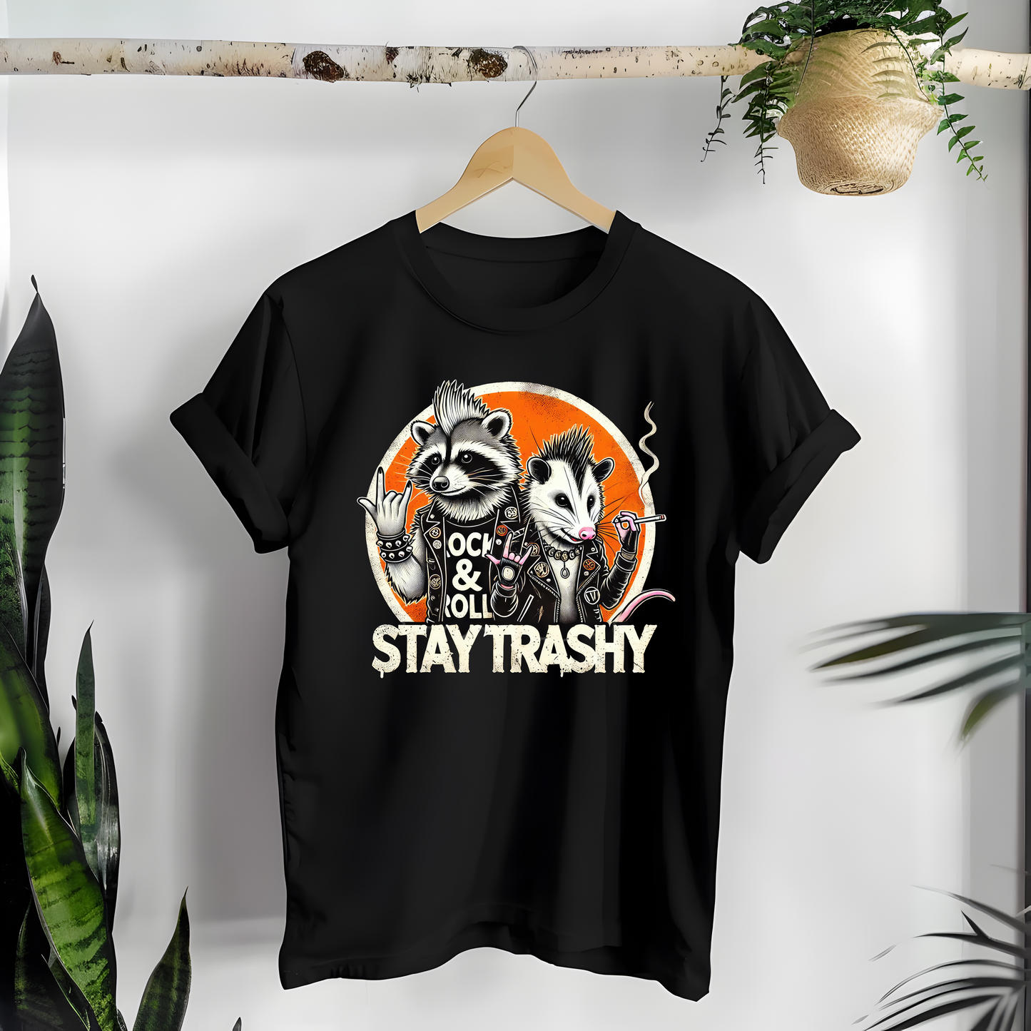 Stay trashy tee