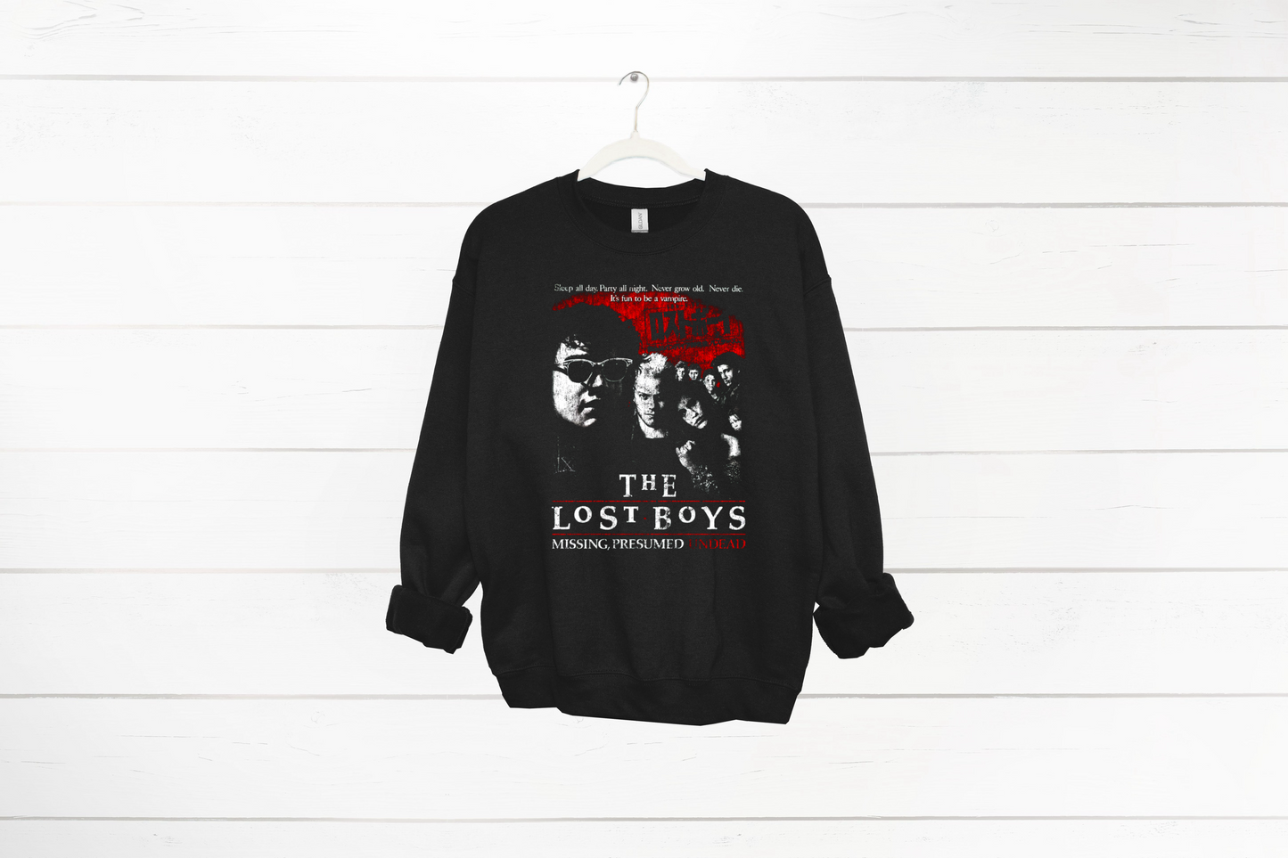 Lost boys sweatshirt.