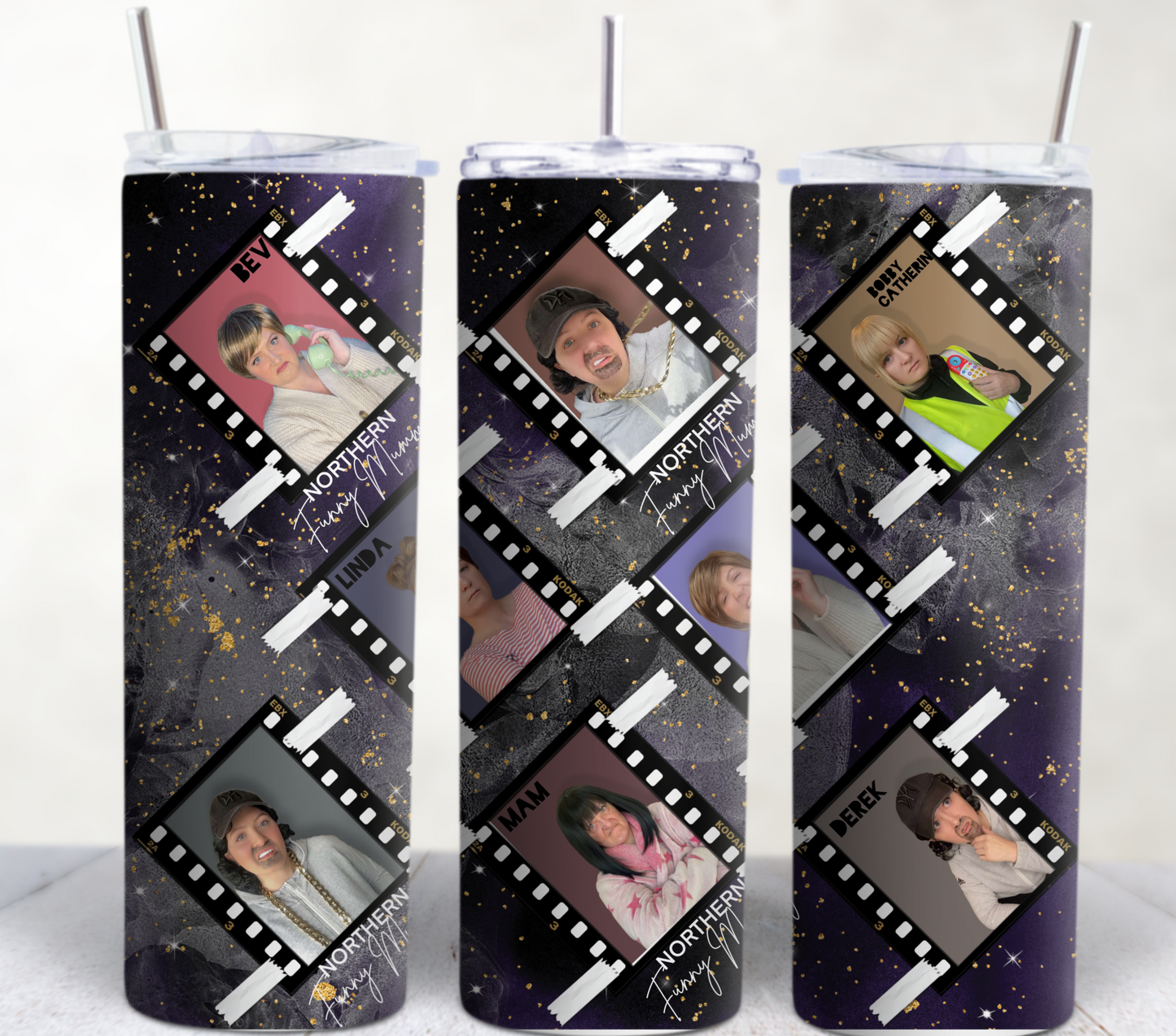 Northern funny mummy iconic characters tumbler