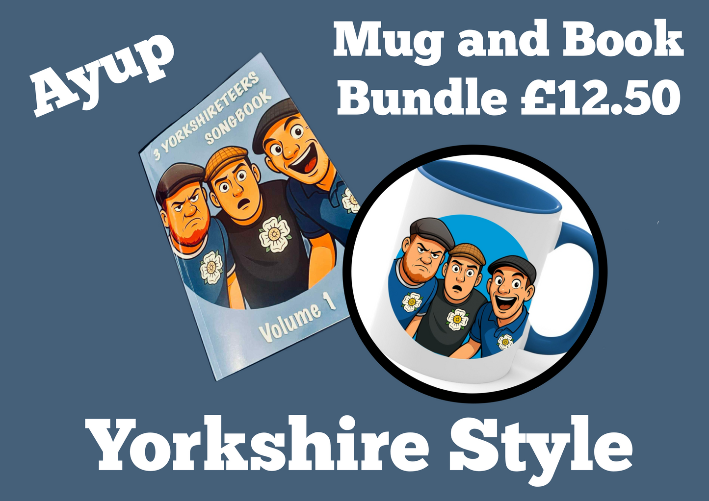 Yorkshire Style mug & book bundle